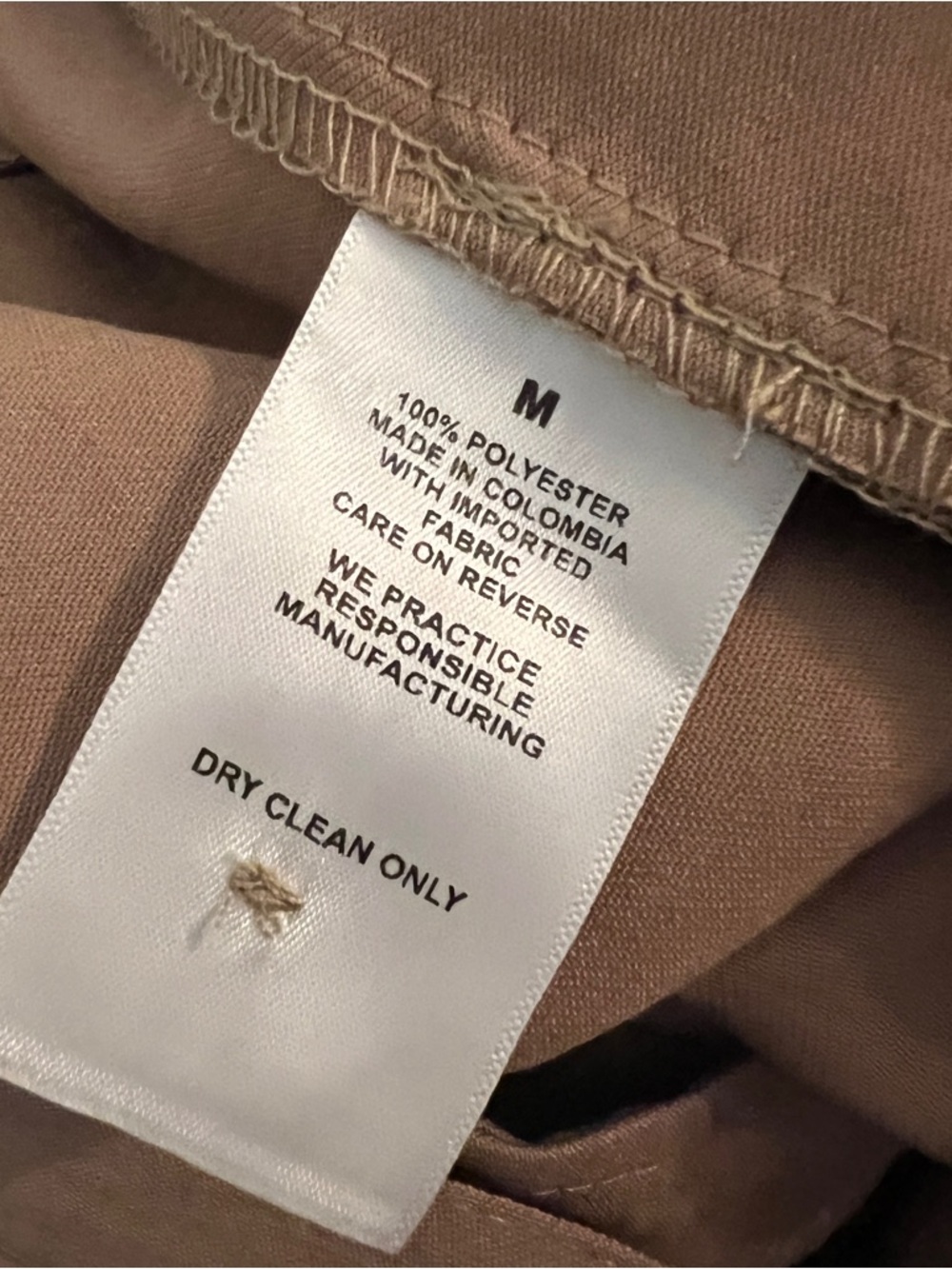 NONCHALANT Fabi Pant Wide Leg High Waist Camel Women’s Medium NEW - Picture 6 of 15